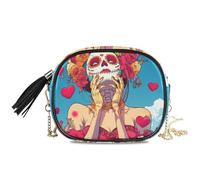 KLL Of The Dead Zombie Bride Sac à bandoulière étanche avec sangle réglable pour homme