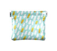 KLL Petit porte-monnaie en cuir mignon pour femmes, garçons et filles, motif de coup de pinceau sans couture, Motif sans couture de trait de pinceau, 1 size, Imprimé