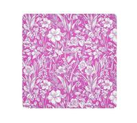 KLL Pochettes de maquillage autocollantes en tissu pour femme Motif fleurs d'automne jonquilles Amaryllis Hot Peach Magic, Fleurs d'automne jonquilles Amaryllis Hot Peach, 17.7x17.7in