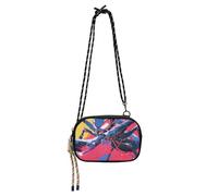 KLL Red Anime Ant Petit sac à main tendance pour homme avec sangle réglable en nylon Petit sac à bandoulière pour téléphone