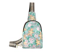 KLL Sac à bijoux tendance en cuir pour filles Motif pain d'épice
