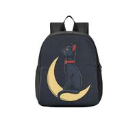 KLL sac à dos en gros pour enfants Night Moon Black Cat