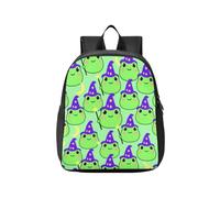 KLL Sac à dos pour filles enfants école primaire dessin animé mignon grenouille magicien chapeau | sacs à livres, pour enfants de 4 ans, mochila para ni?os de 3 a?os