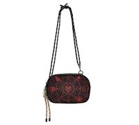 KLL Sac à main gothique rouge noir Halloween tarot astrologie ouest pour femme mode avec sangle réglable sac à main à bandoulière pour femme date
