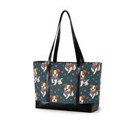 KLL Sac d'ordinateur moderne avec fermeture éclair pour femme - Grand sac à main pour bureau avec déjeuner - Bolsos secret para mujeres
