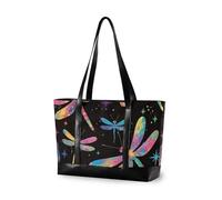 KLL Sacs colorés de grande capacité pour femme pour le travail avec fermeture éclair pour ordinateur portable, sac fourre-tout pour le travail, grand sac à main pour vol avec déjeuner, bolsos secret