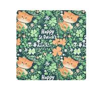 KLL St Cute Cat Green Magic Makeup Case Tissu Sac de maquillage Organisateur Wrap Camera Lens Wrap Wrap Wrap pour l'organisation, St mignon chat vert, 13.8x13.8in