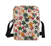 KLL Style Clover Petit sac à bandoulière coloré pour femme, en cuir végétalien, petit sac à main pour femme