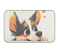 KLL Tapis de refroidissement pour chien de dessin animé - Lit auto-rafraîchissant - Pour l'extérieur - Pour chats et chiens - Tapette douce pour l'extérieur - Taille M