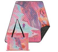 KLL The Way of Life - Accessoires de plage imperméables et résistants au sable - Grande couverture de plage pour femme - Cadeau de printemps des années 30 - Cobijas pour pique-nique