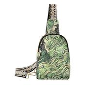 KLL Trendy The Green Rolling Prairie Sac à bandoulière imperméable pour sac banane