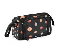 KLL Trousse à crayons de grande capacité avec poignée pour fournitures scolaires de lycée - Trousse à crayons et maquillage pour adolescents et garçons - Splendeur d'automne (1), Splendeur d'automne