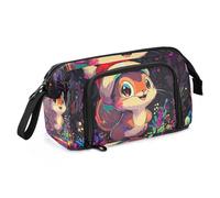 KLL Trousse à crayons de grande capacité légère avec porte-crayons pour adolescents esthétiques élémentaires