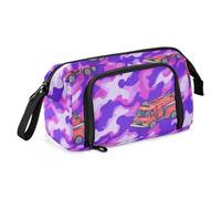 KLL Trousse à crayons multifonction de grande capacité pour adolescent, infirmière, fournitures scolaires, combattants, camion de pompiers rouge, violet