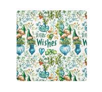 KLL Trousse de maquillage en tissu pour accessoires de toilette Motif trèfle porte-bonheur Vert, Trèfle de la Saint-Patrick Vert porte-bonheur, 21.7x21.7in