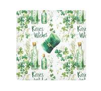 KLL Vase magique pour la Saint-Patrick - Porte-maquillage - Organisateur de sac à cosmétiques - Organiseur pour objectif d'appareil photo - Organisateur de cosmétiques pour voyage, Vase joyeux de la