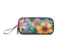 KLL Vivi Trousse à crayons en nylon avec fermeture éclair pour filles et adolescentes