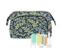 KLL William Morris Trousse de toilette Motif feuilles d'algues vertes