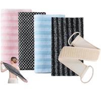KLLJ Serviettes Exfoliantes Japonaises,4+1 Serviette Exfoliante Douche,Serviette de Douche Exfoliante Japonaise,Serviette de Douche Exfoliante,Serviettes Exfoliantes Corps pour Le Gommage