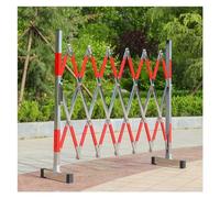 KLLJHB Barrière de sécurité rétractable en Aluminium, poteaux métalliques Portables pour centres commerciaux et événements publics, Gain de Place, Argent 1,2 x 3 m (Argent 1,2 x 5 m)
