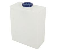 KLLJRFW 10 Gallon RV Fresh Water Tank, Potable Water Storage Tank for Drinking, Cooking, Cleaning, Showering, for Campers, Trailers, Motorhomes, RV, Cube Shape