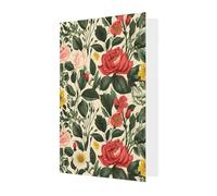 KLLTYHMU 1 carte de remerciement avec enveloppes, rose de 10,2 x 15,2 cm pour notes personnalisées, cartes formelles pour toutes les occasions, adaptées pour les petites entreprises, les fêtes