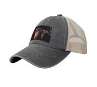 KLLTYHMU Casquette de baseball de cowboy avec dos en maille, réglable, pour papa, basket-ball, plage, pour homme et femme, Bruyère profonde, XL
