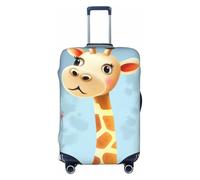 KLLTYHMU Housse de protection élastique lavable et anti-rayures pour bagages de voyage pour enfants et adultes, convient aux bagages de 45,7 à 81,3 cm, Noir , XL