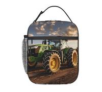 KLLTYHMU Pièces de rechange pour machines agricoles, sac à déjeuner isotherme avec poignée amovible, étanche et réutilisable, sac fourre-tout pour femmes, hommes, travail, pique-nique, voyage, camping