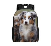 KLLTYHMU Sac à dos de voyage pour ordinateur portable Berger australien - Imperméable - Léger - Joli sac à dos pour femme et homme