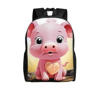 KLLTYHMU Smiling Sac à dos de voyage pour ordinateur portable imperméable léger et mignon pour femme et homme