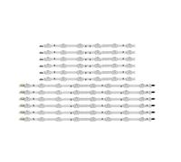 KLMAGHK AJASMKLX Bande de rétro-éclairage LED, 12 pièces, for Samsung UE50HU6900S UN50HU6900F UN50HU6950F UE50HU6900 UE50HU7000 UA50HU7000 CY-GH050HGNV3H