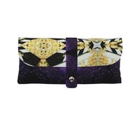 KLMELLMDE Superbe étui à crayons de cinéma et pop-corn, sac à lunettes en cuir, trousse à crayons d'école, organisateur de papeterie de bureau, trousse de maquillage.