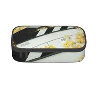 KLMELLMDE Trousse à crayons de grande capacité pour cinéma et pop-corn, trousse à crayons, trousse d'école, organisateur de papeterie de bureau, trousse de maquillage.