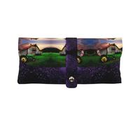 KLMELLMDE Trousse à crayons exquise en cuir avec fermeture à pression pour photos de vieux tracteur, trousse à crayons d'école, organisateur de papeterie de bureau, trousse de maquillage.