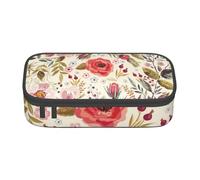 KLMELLMDE Trousse à crayons rustique de grande capacité, trousse à crayons, trousse à crayons scolaire, organisateur de papeterie de bureau, trousse de maquillage.