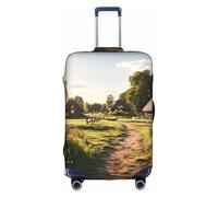 KLNBV Beautiful Village Housse de protection pour valises 4 tailles, blanc, X-Large