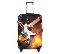 KLNBV Housse de protection pour valise de guitare compatible avec quatre tailles de valises, blanc, Large