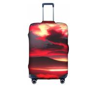 KLNBV Red Sky At Night Housse de protection pour valise 4 tailles, blanc, Large