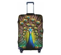 KLNBV The Peacock Housse de protection pour valise 4 tailles, blanc, Large