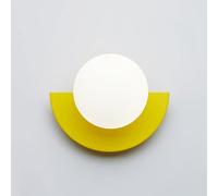 Klobvtt Applique Murale en Verre éclairage Globe Nordique Applique Murale Lampe Murale géométrique Chambre Appliques murales de Chevet Salon Appliques murales Restaurant Couloir Appliques murales