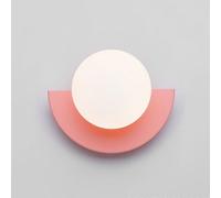 Klobvtt Applique Murale en Verre éclairage Globe Nordique Applique Murale Lampe Murale géométrique Chambre Appliques murales de Chevet Salon Appliques murales Restaurant Couloir Appliques murales