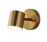 Klobvtt Applique Murale LED Moderne Chevet Lecture Applique Murale Lampe de tête de lit Appliques murales en métal doré luminaire Lampes de Nuit pour Salon Chambre Bureau Lampes de Lecture