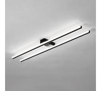 Klobvtt Plafonnier linéaire LED Longue Bande Semi-encastré plafonnier d'entrée plafonniers 3 Modes Couleurs allée Balcon Proche du Plafond luminaires vestiaire éclairage d'entrée