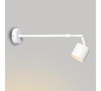 Klobvtt Projecteur LED 7W, Spots de Plafond directionnels, Applique monopoint à Surface réglable, Spots muraux pivotants télescopiques, Lampes d'affichage d'œuvres d'art, éclairage d'image de galerie