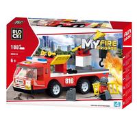 Klocki Blocki MyFire Camion de pompiers avec crochet de remorquage