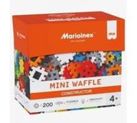 Marioinex Mini Waffle Building Blocks Constructor Construction Game 200 Pieces Multicolore Enfants