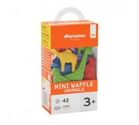 Klocki konstrukcyjne Wafle mini 42 elementy Animals MARIOINEX 907436 MARIOINEX