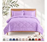kloiadka Easy Sleep Couette 2 en 1 Lavable sans Housse，Violet：220 * 240cm | Microfibre Douce Et Respirante, Légère Et Adaptée à Toutes Les Saisons, Lavable en Machine Pour une Literie Fraîche et Propre