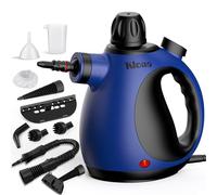 Klona Nettoyeur vapeur multifonction portable avec 10 accessoires pour enlever la saleté, les meubles, le canapé, le carrelage, le sol, la fenêtre, la voiture, le rembourrage, la salle de bain